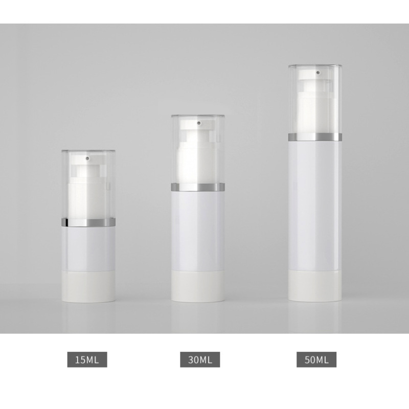 15ml/30ml/50ml AS Ailrless Bottles Cosmetics Set for Traveling Skin Care Cream  All White in Stock