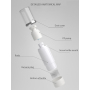 15ml/30ml/50ml AS Ailrless Bottles Cosmetics Set for Traveling Skin Care Cream  All White in Stock