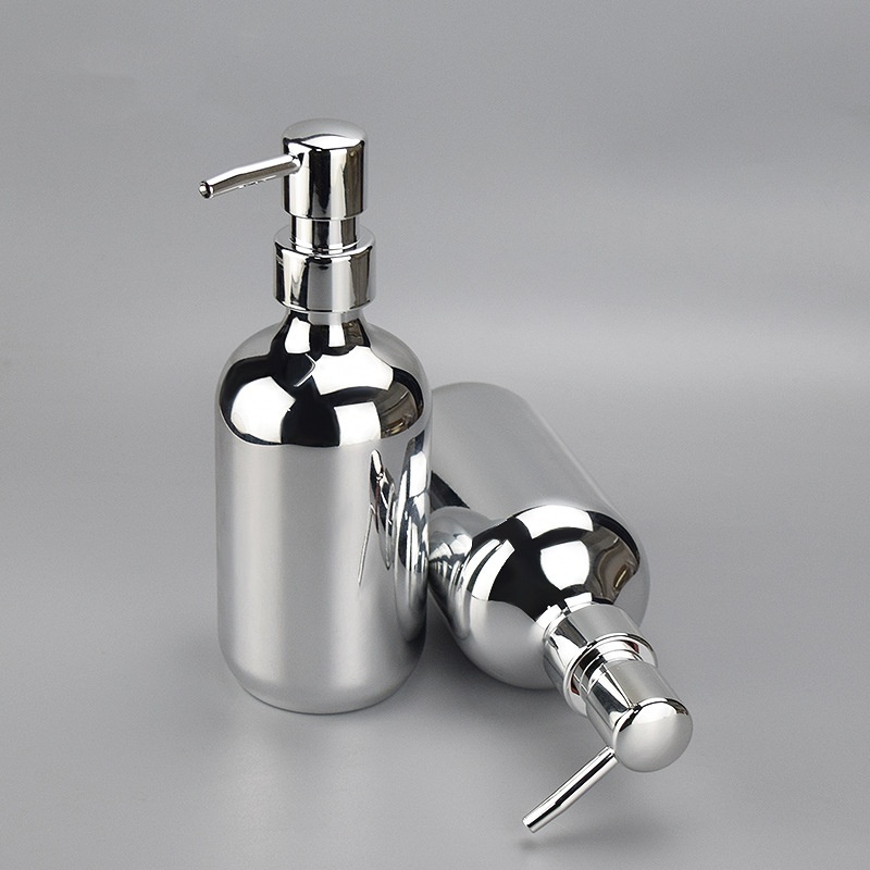 2025 500ml New Style Luxury Unique Plastic Bottle With Pump Aluminum Pet  Plastic Bottles for Cosmetic