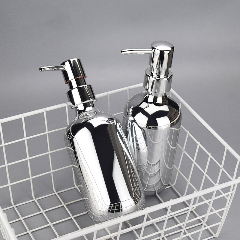 2025 500ml New Style Luxury Unique Plastic Bottle With Pump Aluminum Pet  Plastic Bottles for Cosmetic
