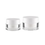 Cosmetic Packaging Skincare Cream Pot Jar Gloss White 50 g Double Wall Empty Acrylic Cream Jar