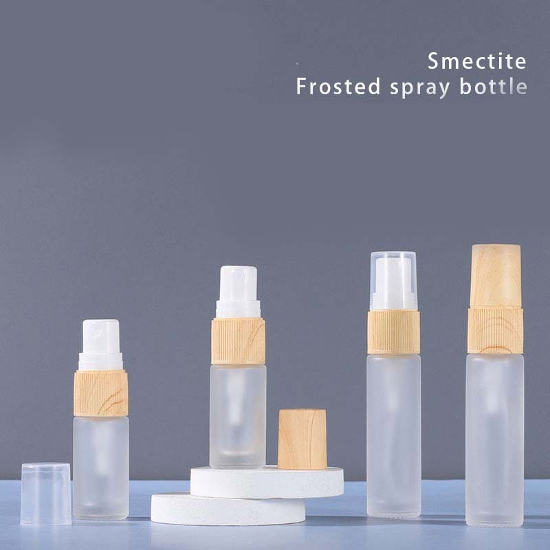 Wholesale Frosted Glass Mini Bottle 5ml 10ml Empty for Skin Care Cream Pump Sprayer Sealing Type