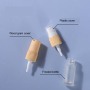 Wholesale Frosted Glass Mini Bottle 5ml 10ml Empty for Skin Care Cream Pump Sprayer Sealing Type