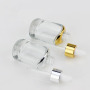 Glass Skincare Cosmetic Essence Dropper Bottle 30ml with Screen Printing for Essential Oil