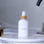 Skincare Packaging PET 200ml 250ml 350ml 500ml Shampoo Bottle Bamboo Spray Bottle Plastic Bamboo Hoop Skincare Set