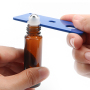 Glass Roller Bottle, 24 Pack 10 ml Amber Essential Oil Roller Bottles with Stainless Steel Roller Balls