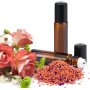 Glass Roller Bottle, 24 Pack 10 ml Amber Essential Oil Roller Bottles with Stainless Steel Roller Balls