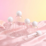 Ready to Ship Skincare 50ml to 250ml Clear Round Shoulder PET Bottle Packaging with PP Ball Cap for Toner Essence Refill