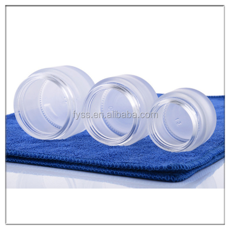 Skin Care Cream 10g 20g 30g 50g Cosmetics Frosted Glass Jar Cream Jar