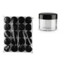 Small Plastic Cosmetic Jars 5 Gram Lip Balm Pot for Eye Cream & Lipstick Recyclable Black/Pink/Blue/Clear Lids in Stock