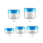 Small Plastic Cosmetic Jars 5 Gram Lip Balm Pot for Eye Cream & Lipstick Recyclable Black/Pink/Blue/Clear Lids in Stock