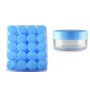 Small Plastic Cosmetic Jars 5 Gram Lip Balm Pot for Eye Cream & Lipstick Recyclable Black/Pink/Blue/Clear Lids in Stock