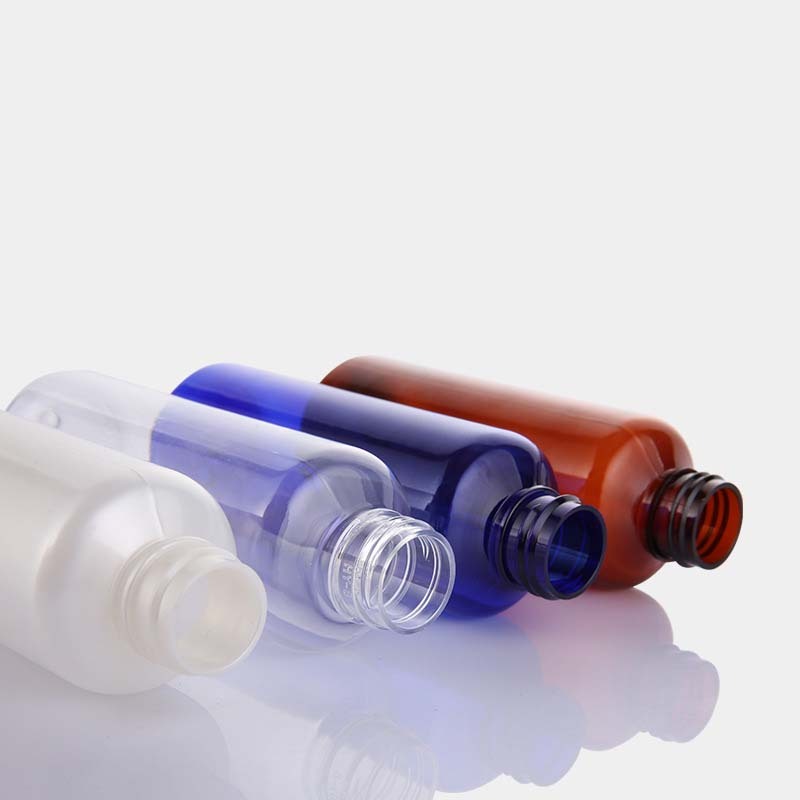 Empty Fine Mist PET 150ml 200ml 250ml 500ml Amber White clear Plastic Spray Bottle for Cosmetic Packaging