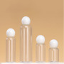 Free Sample Custom Clear PET Serum Bottle Cosmetic Packaging 50ml 250ml Refill Bottle for Cosmetic Brands