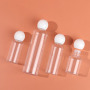Free Sample Custom Clear PET Serum Bottle Cosmetic Packaging 50ml 250ml Refill Bottle for Cosmetic Brands