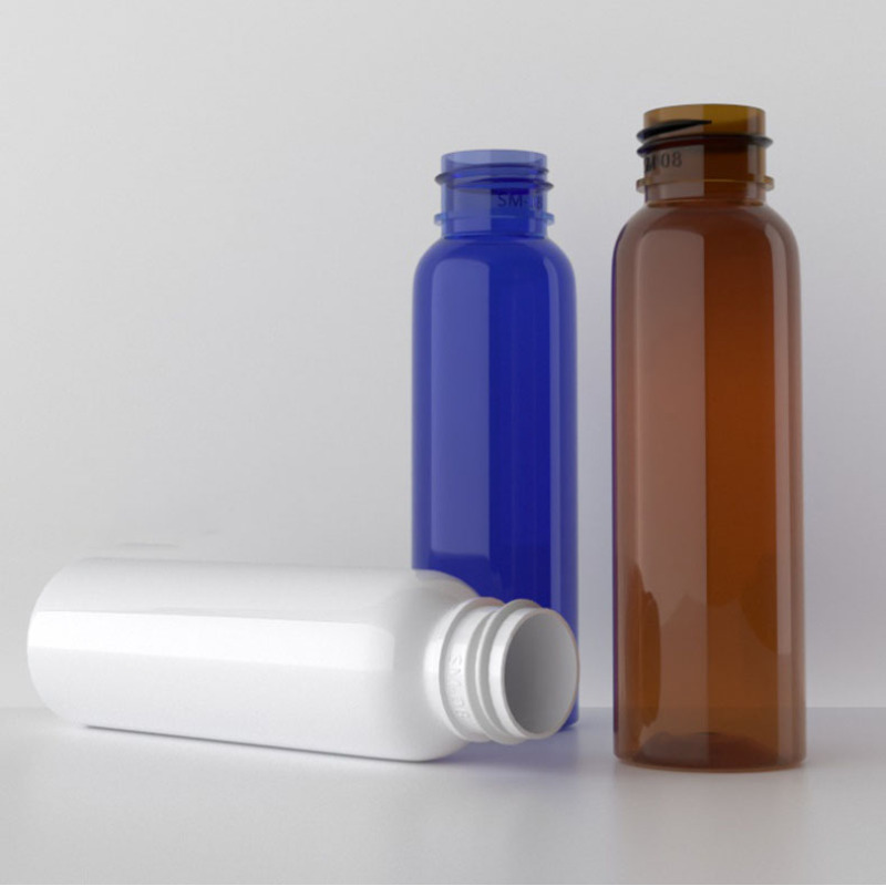 Wholesale Hangzhou 60ml 2oz PET clear Blue Support Customized Colors Skincare Packaging Personal Plastic Bottle