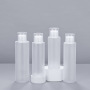 Hot Sale 200ml Frosted Plastic Toner Botte Refillable Empty Skincare Packaging with Threaded Lid for Skin Care Products
