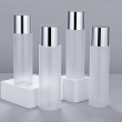 Frosted bottle-silver cap