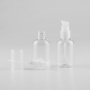 Sunshine Hot Sell 50 ml Spump Lotion Bottle Round Shoulder Emulsion Bottle PET Face Wash Hand Sanitizer Plastic Lotion Bottle