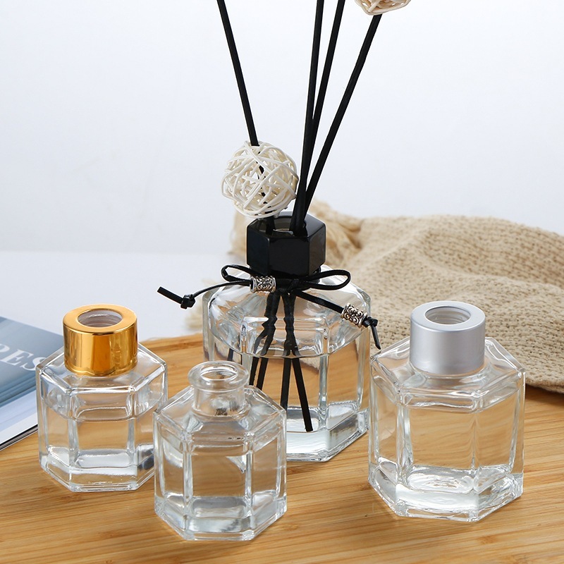 Wholesale High Quality Clear100ml Empty  Reed Glass Diffuser Refill Bottle Home Air Fresh Fragrance  Bottles