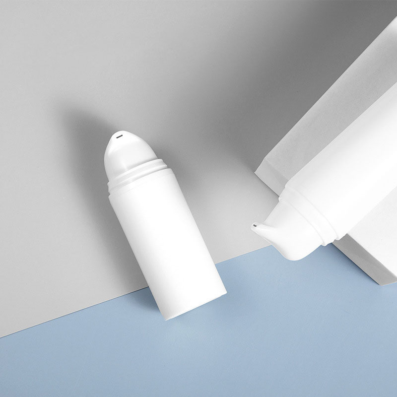 Airless 15ml 30ml 50ml PP Lotion Pump Bottle White Plastic Lotion Cosmetic Pump Bottle