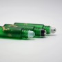 Beautiful 10ml Christmas Tree Elk Pattern Green Essential Oil Roller Bottle Ready to Ship