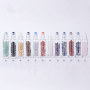 Manufacturer's Roll-on Essential Oil Bottles 5ml 10ml Glass with Crystal Jade Bead Gravel MOQ 100pcs