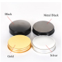 Empty 8oz Skincare Amber Glass Jar Tin Container Packaging 250g Body Face Cream Jar for Body Butter
