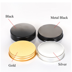 Empty 8oz Skincare Amber Glass Jar Tin Container Packaging 250g Body Face Cream Jar for Body Butter