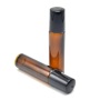 10ml Amber Glass Roller for Ball Bottles Essential Oil Roll on Glass Bottles