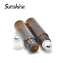 10ml Amber Glass Roller for Ball Bottles Essential Oil Roll on Glass Bottles