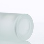 100ml 120ml Frosted Glass Serum Bottle Round Cosmetic Packaging with Press Pump for Body Lotion Sealed by Pump Sayer