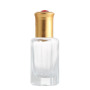 New Design Octagonal Shape Small Cosmetic Essential Oil Bottles 3ml 6ml 9ml 12ml Roll-on Glass Empty