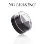 3ML Makeup Cosmetic Containers for Lip Balms, Lotion, Powder, Beauty Products(Black Lids)