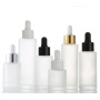 High Quality Low Price Frosted Glass Bottle for Serum with Pump Dropper for Skin Care Cosmetic