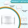 Wholesale 8oz Plastic Cosmetic Cream Scrub Jars 250g White Cap Empty Jars with Lids for Body Scrub