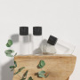 PET 15ml Plastic Round Cosmetic Lotion Bottles with Flip Cap for Travel clear Small Plastic Bottle