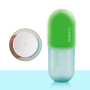 250ml Empty PET Bottles for Beauty Products Capsule Special Shape Bottle Container with Pump Round Plastic Bottle