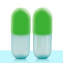 250ml Empty PET Bottles for Beauty Products Capsule Special Shape Bottle Container with Pump Round Plastic Bottle