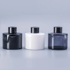 Home Office Fragrance Empty Round Brown Perfume Reed Aroma Diffuser Glass Bottle 100ml Buy Empty Perfume Bottles