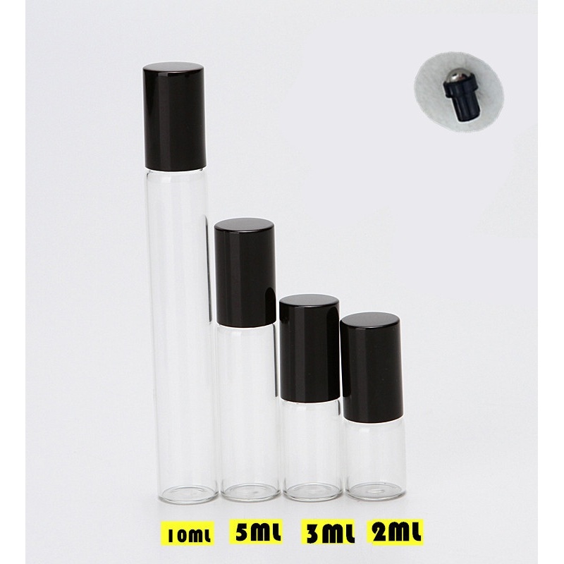 Wholesale New Products High Quality Essential  Oil Bottles with Roll on Perfume Glass Bottle for Cosmetic