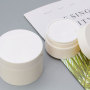 Cosmetic White Plastic Jars with Lids 5G 10G 15G 30G 50G Series for Skin Care Packaging Serum Screen Printing Surface Handling