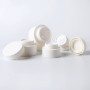 Cosmetic White Plastic Jars with Lids 5G 10G 15G 30G 50G Series for Skin Care Packaging Serum Screen Printing Surface Handling