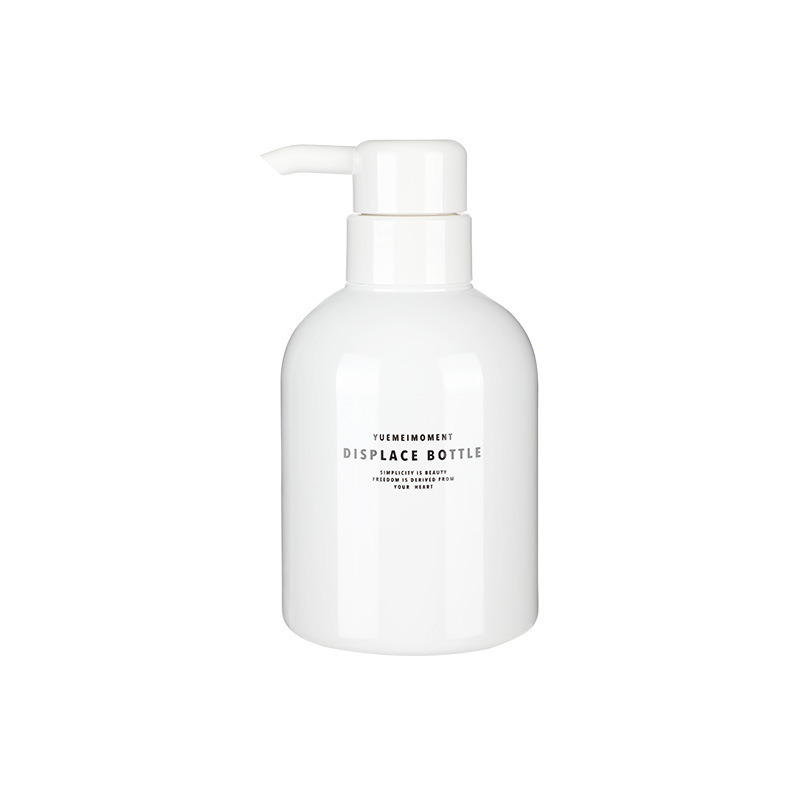 300ML 500ML Matt White Container Empty Lotion Cream Bottle with Press Pump Lid for Body Care & Shampoo Products