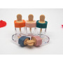 Small Cute Ice Cream Empty Lip Gloss Tube Cosmetic Packaging Container Stock