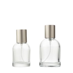 Wholesale HANGZHOU Thin Eco Friendly Empty clear Spray Perfume 50ml Glass Recycled Material Bottles