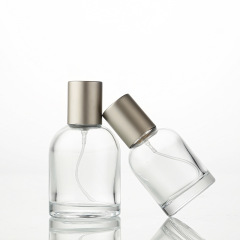 Wholesale HANGZHOU Thin Eco Friendly Empty clear Spray Perfume 50ml Glass Recycled Material Bottles