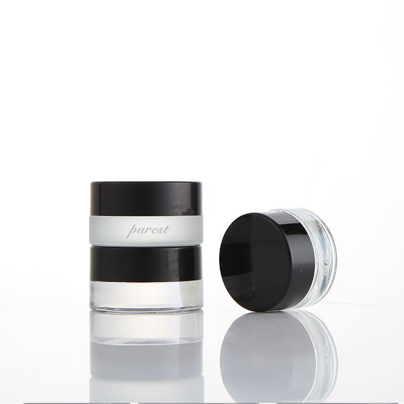 Makeup Beauty Girl Top Sale Empty Glass Fancy 3g Eye Cream Jar