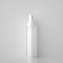 AS Slant Shoulder Empty clear Plastic Bottles with Caps Cosmetic Skincare Body Lotion Bottle 100ml