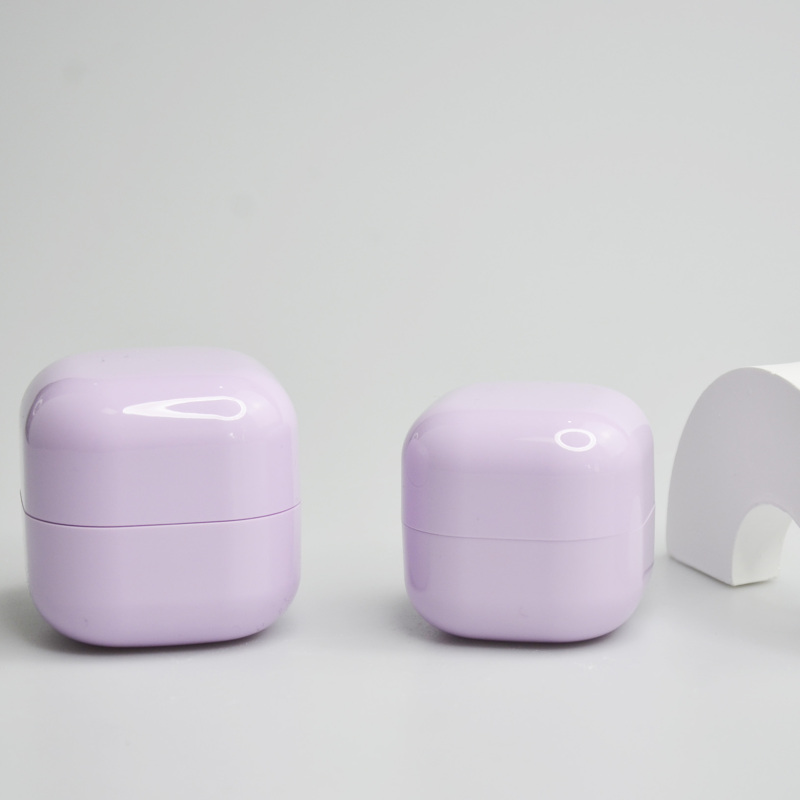 20g 30g 50g High Quality Skincare Cosmetic Plastic Packaging Square Cream Container  Double Layer Jar Cosmetic Jars